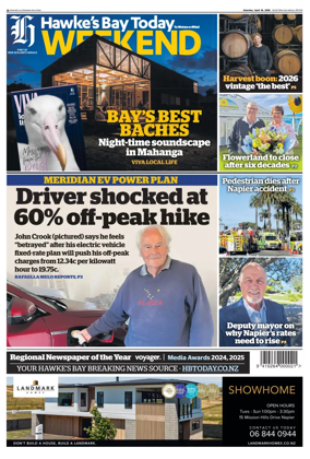 Cover of Hawke's Bay Today