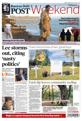 Cover of Rotorua Daily Post