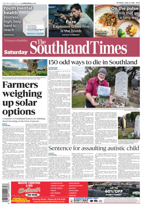 Cover of The Southland Times