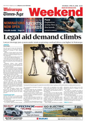 Cover of Wairarapa Times-Age (NZ)