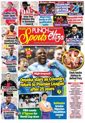 Cover of Punch Sports Extra