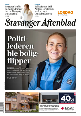 Cover of Stavanger Aftenblad