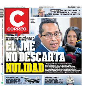 Cover of Diario Correo