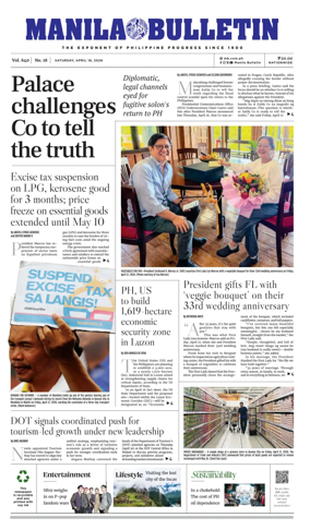 Cover of Manila Bulletin