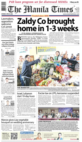 Cover of The Manila Times