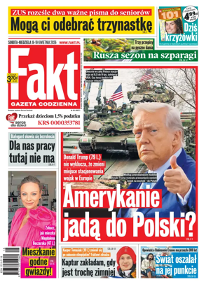Cover of Fakt Gazeta Codzienna (Saturday)