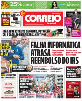 Cover of Correio da Manha Weekend