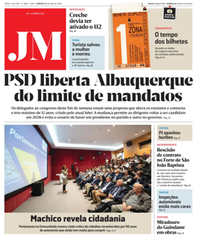 Cover of Jornal Madeira