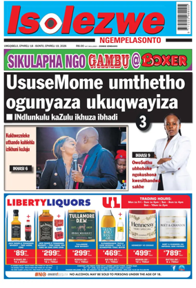 Cover of Isolezwe Ngempelasonto