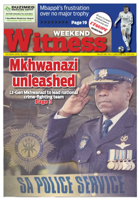 Cover of The Weekend Witness (South Africa)