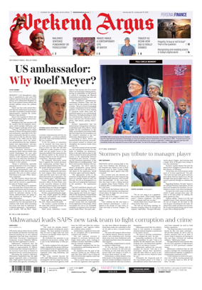 Cover of Weekend Argus (Saturday Edition)