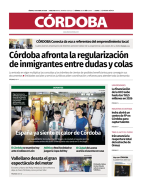 Cover of Diario Cordoba