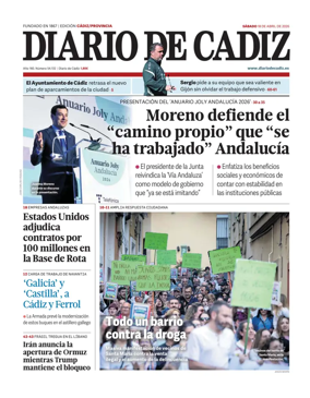 Cover of Diario de Cadiz