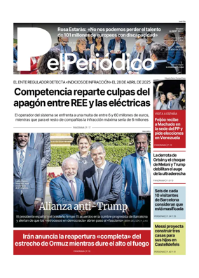 Cover of El Periodico - Castellano