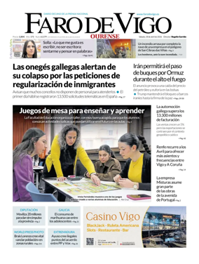Cover of Faro de Vigo (Ourense)