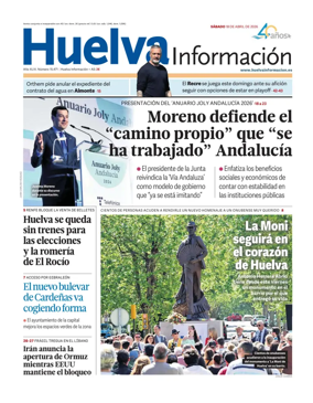Cover of Huelva Informacion