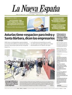 Cover of La Nueva Espana (Occidente)