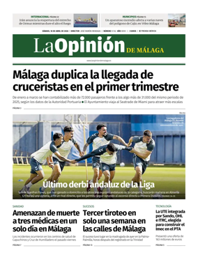 Cover of La Opinion de Malaga