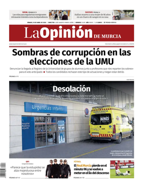 Cover of La Opinion de Murcia