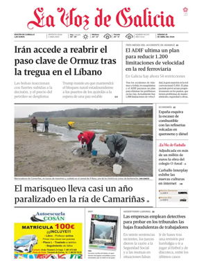 Cover of La Voz de Galicia (Carballo)