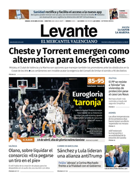Cover of Levante EMV (Safor)