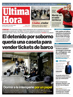 Cover of Ultima Hora