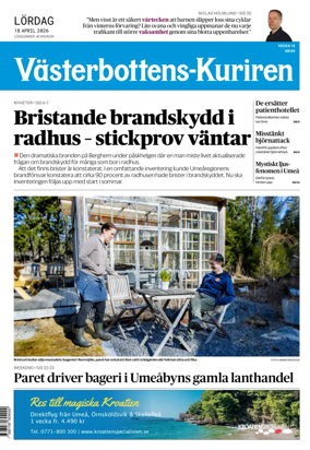 Cover of Vasterbottens-Kuriren