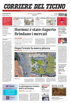 Cover of Corriere del Ticino