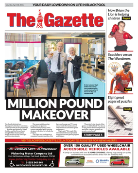 Cover of Blackpool Gazette
