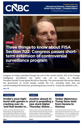Cover of CNBC