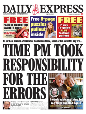 Cover of Daily Express