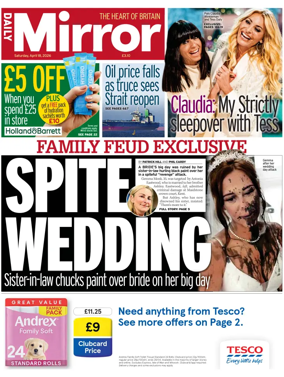 Cover of Daily Mirror