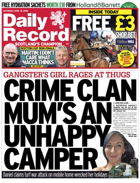 Cover of Daily Record