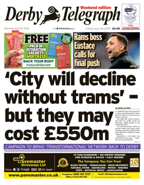 Cover of Derby Telegraph