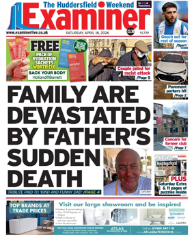 Cover of Huddersfield Daily Examiner
