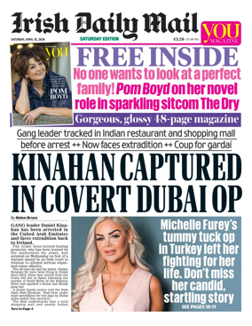 Cover of Irish Daily Mail