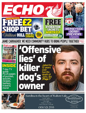 Cover of Liverpool Echo