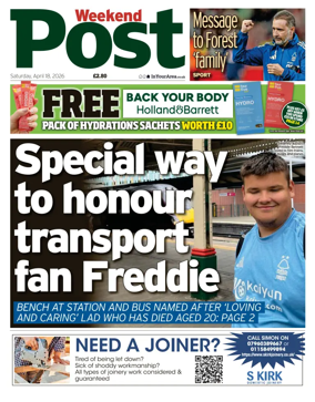 Cover of Nottingham Post