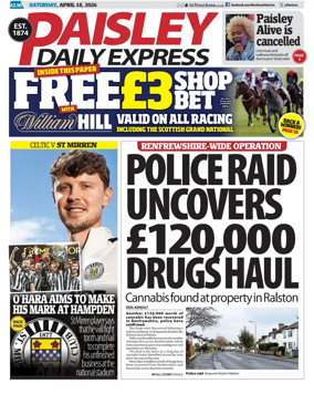 Cover of Paisley Daily Express