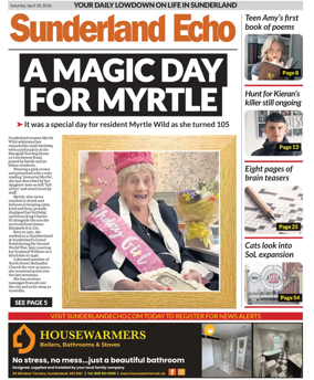 Cover of Sunderland Echo