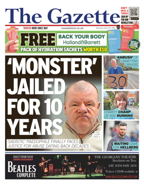 Cover of Teesside Evening Gazette