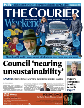 Cover of The Courier & Advertiser (Angus and Dundee)