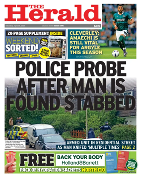 Cover of The Plymouth Herald