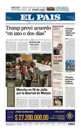 Cover of El Pais (Uruguay)