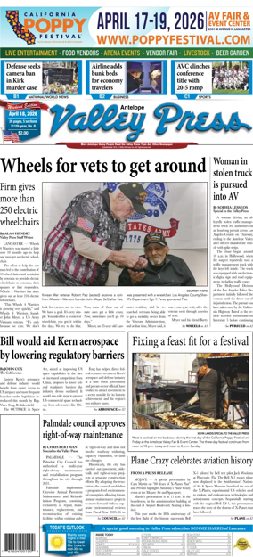 Cover of Antelope Valley Press
