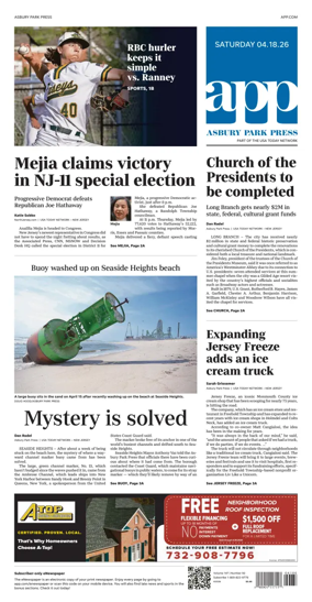 Cover of Asbury Park Press