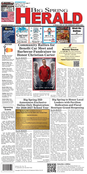 Cover of Big Spring Herald Weekend