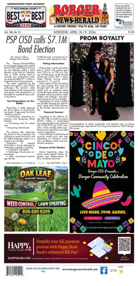 Cover of Borger News-Herald