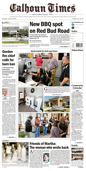Cover of Calhoun Times