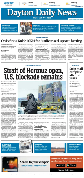 Cover of Dayton Daily News